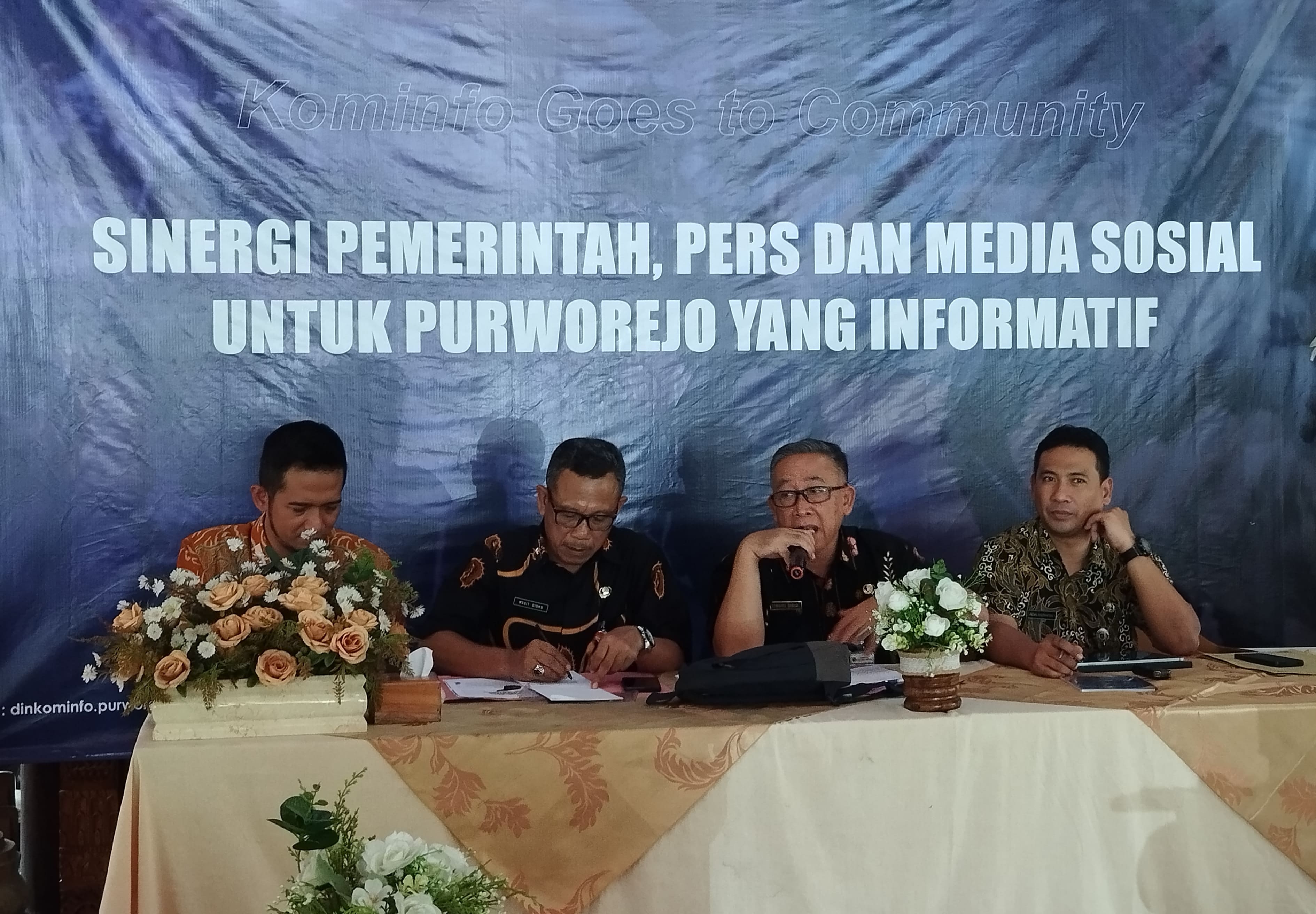 Konferensi pers kegiatan Hari Jadi Kabupaten Purworejo ke-194 pada Jumat (31/1).