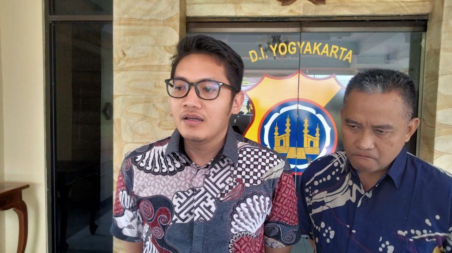 Kasat Reksrim Polres Gunungkidul AKP Ahmad Mirza saat diwawancarai awak media, Jumat (31/1).