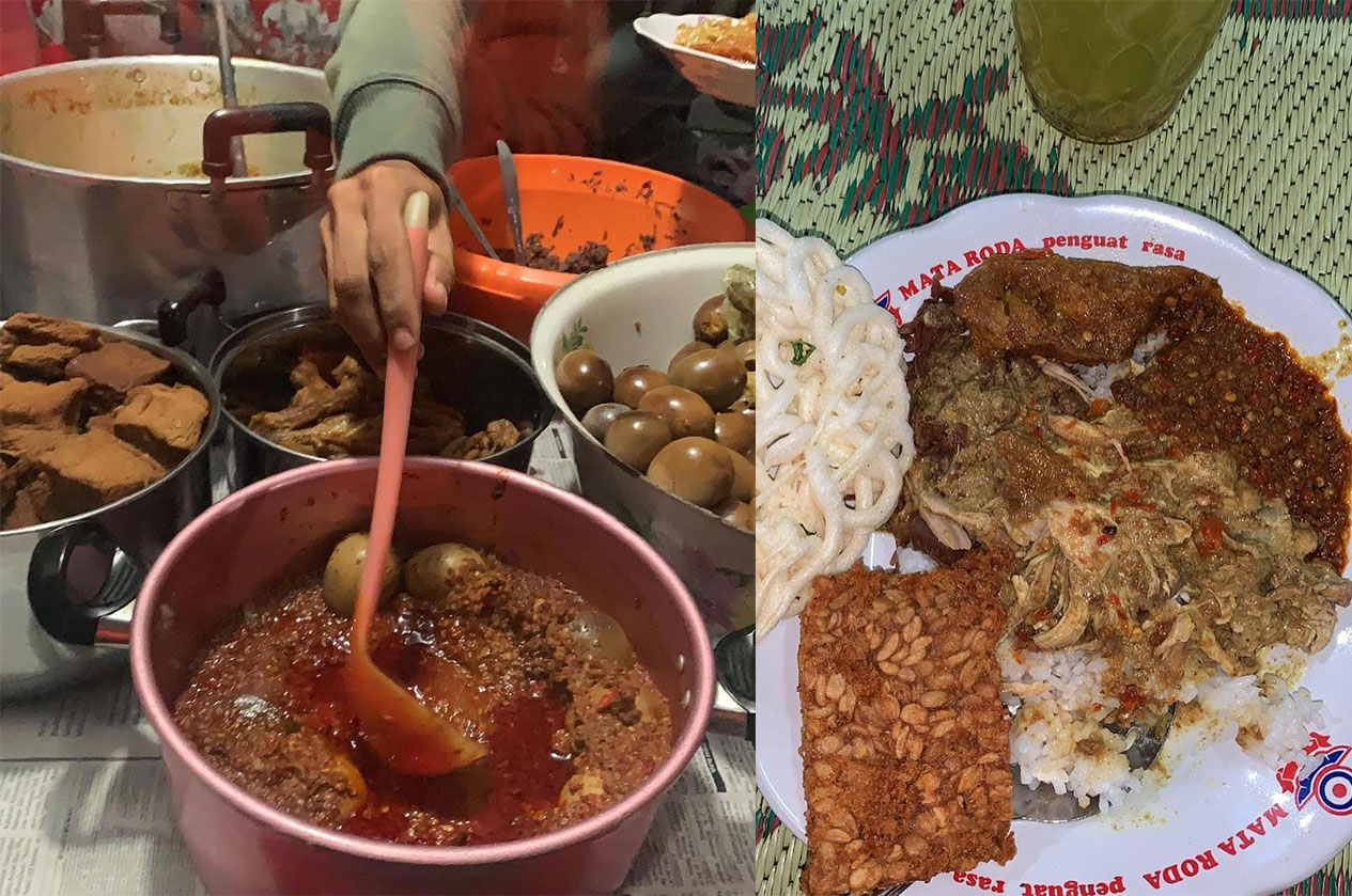 Gudeg Bromo Bu Tekluk kuliner malam Legendaris Jogja.