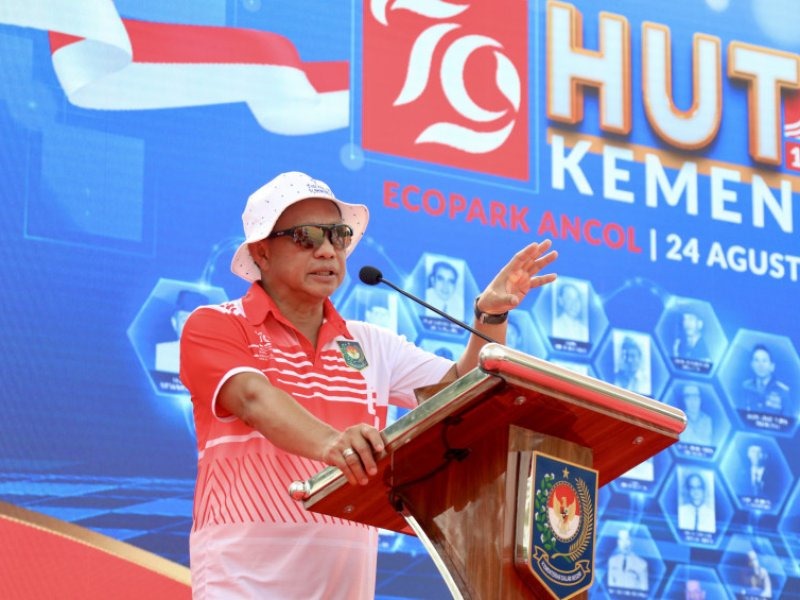 Menteri Dalam Negeri, Komjen Pol Tito Karnavian.