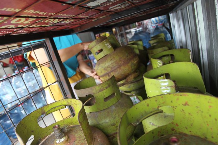 gas melon yang berada di tingkat pengecer wilayah Kota Jogja