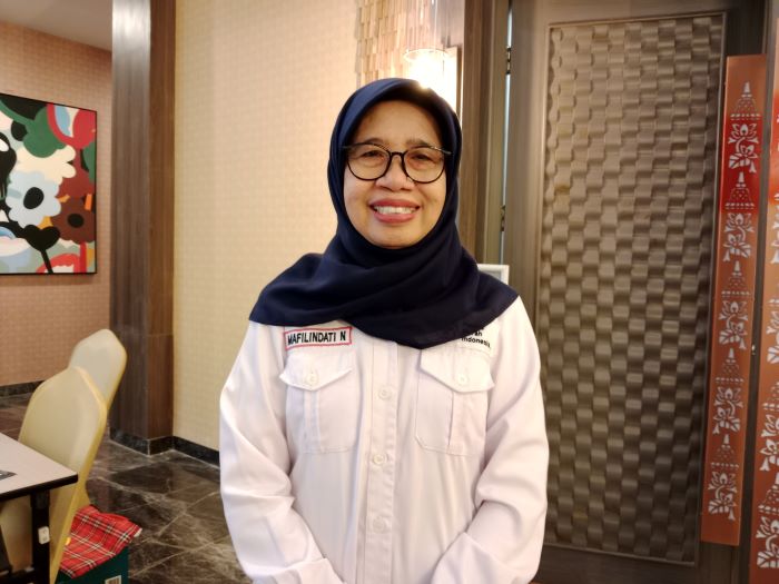 Ketua PMI Sleman Mafilindati Nuraini