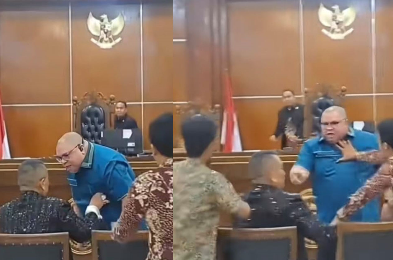 Rasman Nasution Ngamuk ke Horman Paris pada saat Sidang Berlangsung.