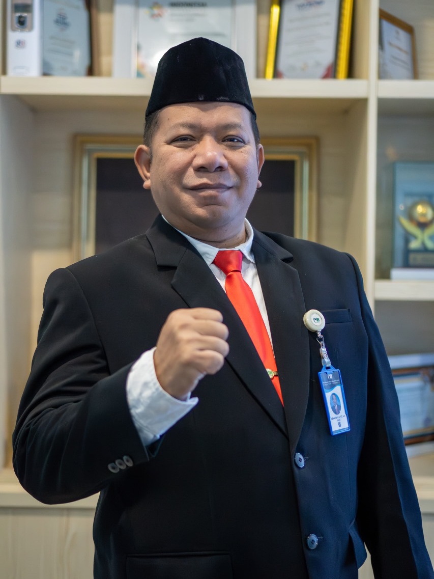 GIGIH: Direktur PDAM Tirta Perwitasari Purworejo Hermawan Wahyu Utomo kini berhasil membawa BUMD pelat merah menorehkan beragam prestasi.