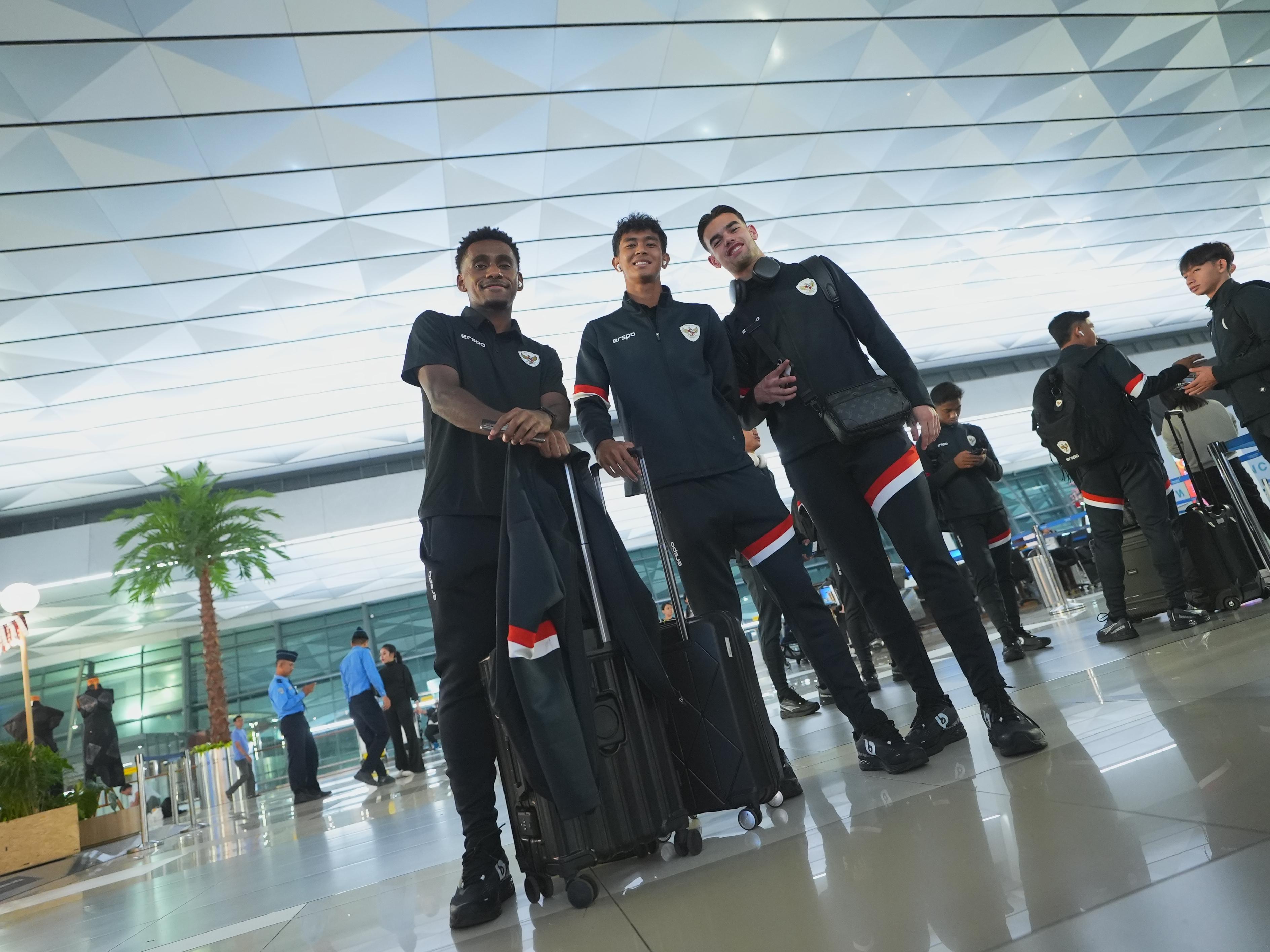 Penggawa Timnas Indonesia U20 tiba di Shenzen, China dengan kondisi yang baik (PSSI)