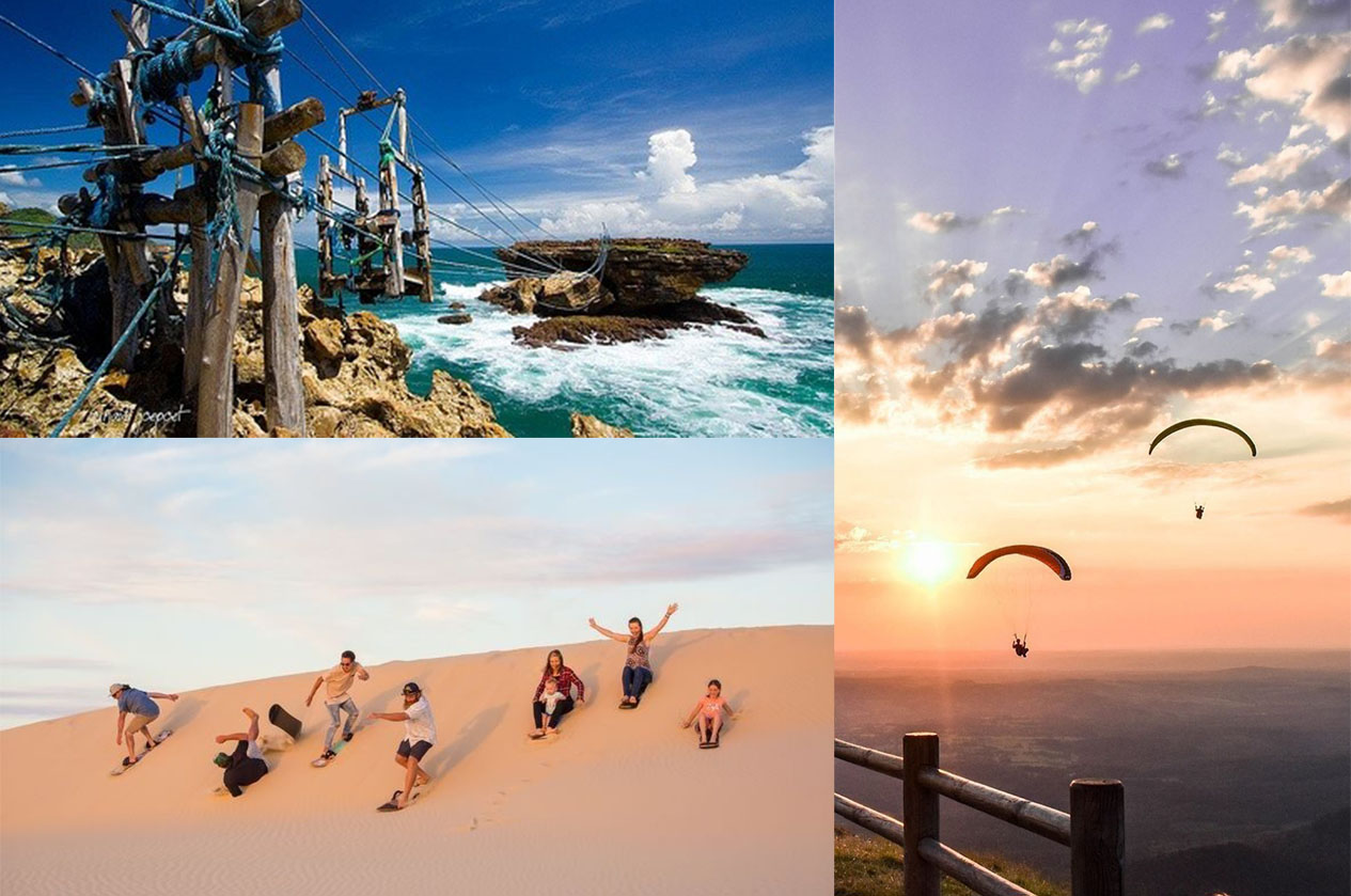 Menjelajahi wisata ekstrem di Yogyakarta.