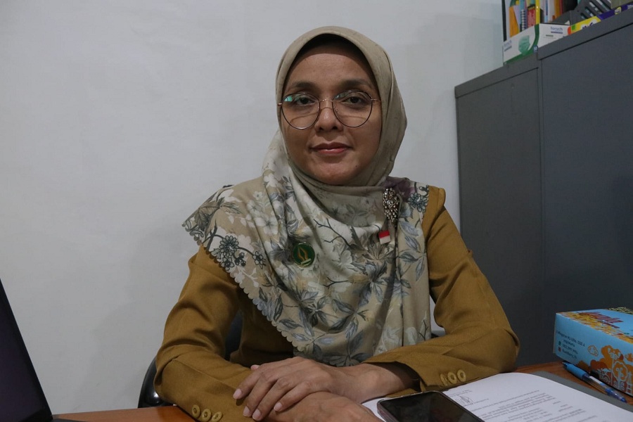 HEADSHOT: Kepala Seksi Promosi Kesehatan Masyarakat Bidang Kesehatan Masyarakat Dinkes Kota Jogja Arumi Wulansari.