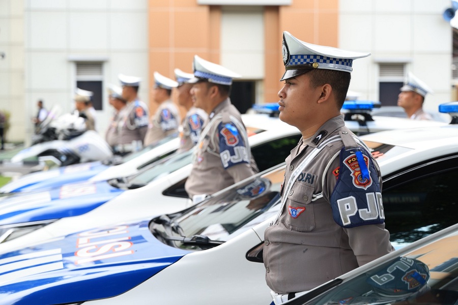 PERSUASIF HINGGA TILANG: Polda DIJ menggelar Operasi Keselamatan Progo 2025 dengan melibatkan 1.470 personel. Meliputi 283 personel dari polda dan didukung polres jajaran 1.187 personel.