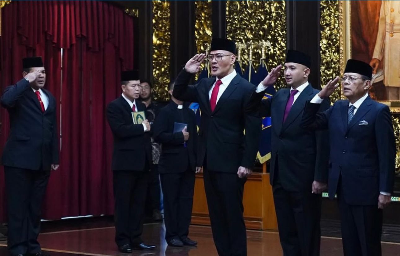 Pelantikan Deddy Corbozier Menjadi Staf Khusus Menhan. ()