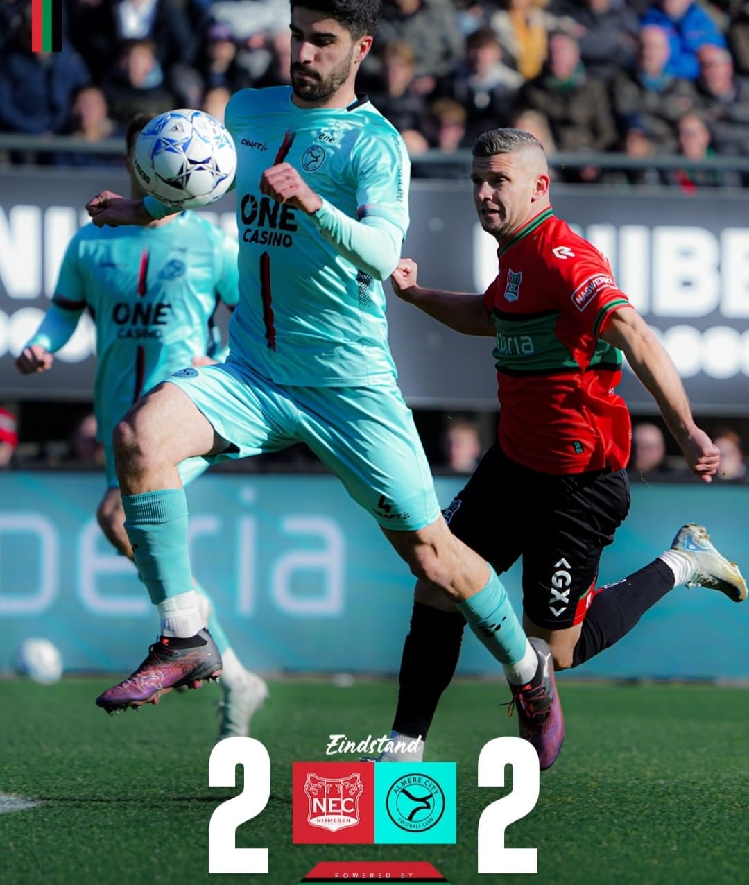 NEC Nijmegen ditahan imbang Almere City dalam lanjutan Eredivisie