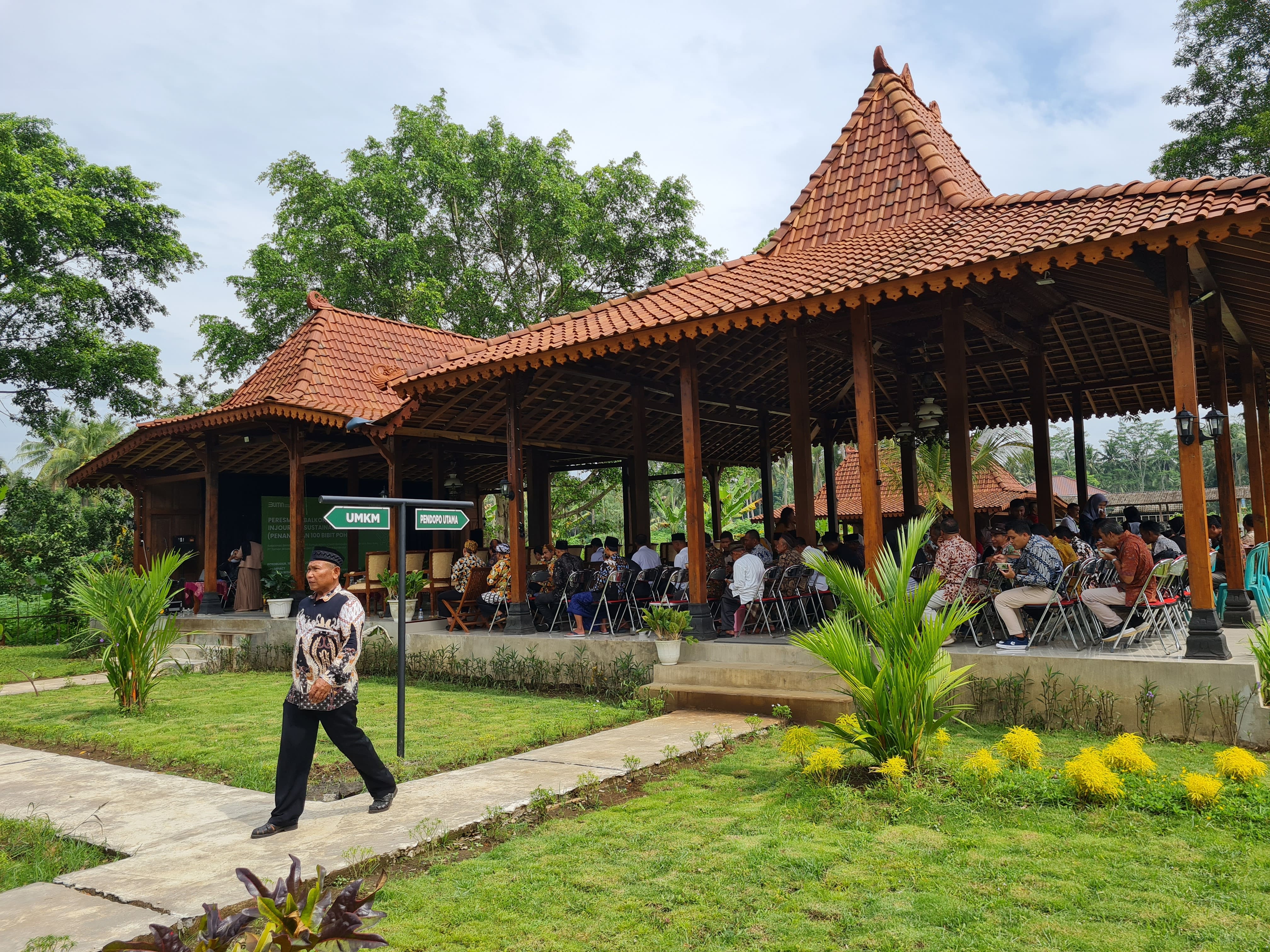 BANGUNAN BARU: Balkondes Borobudur II di Dusun Tanjungan, Desa Borobudur telah diresmikan, Rabu (19/2).