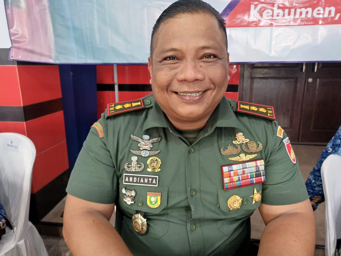 Dandim 0709 Kebumen Letkol Czi Ardianta Purwadhana.