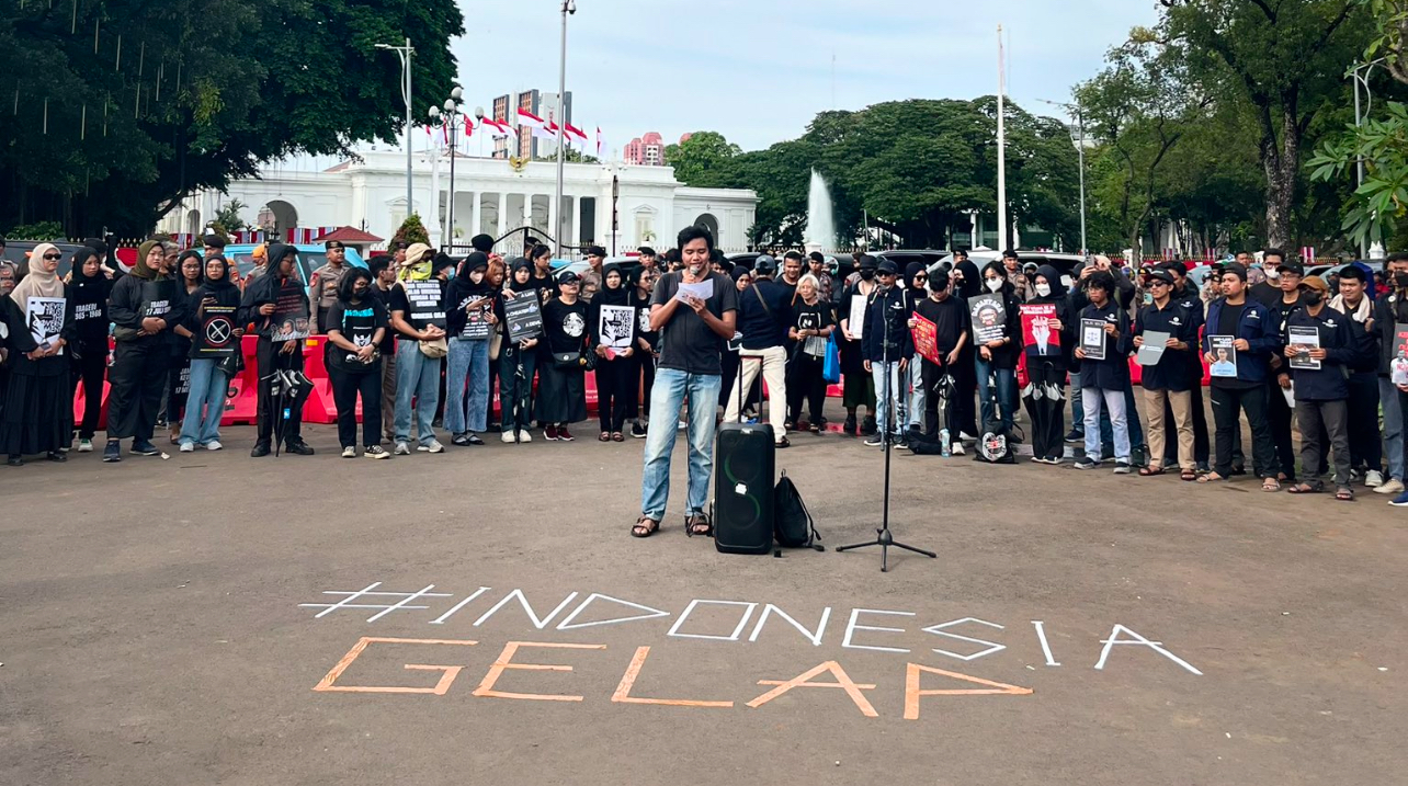 Aksi Kamisan Ke-852 di Jakarta, 20 Februari 2025.   (Sumber: X @jackjackparrr)