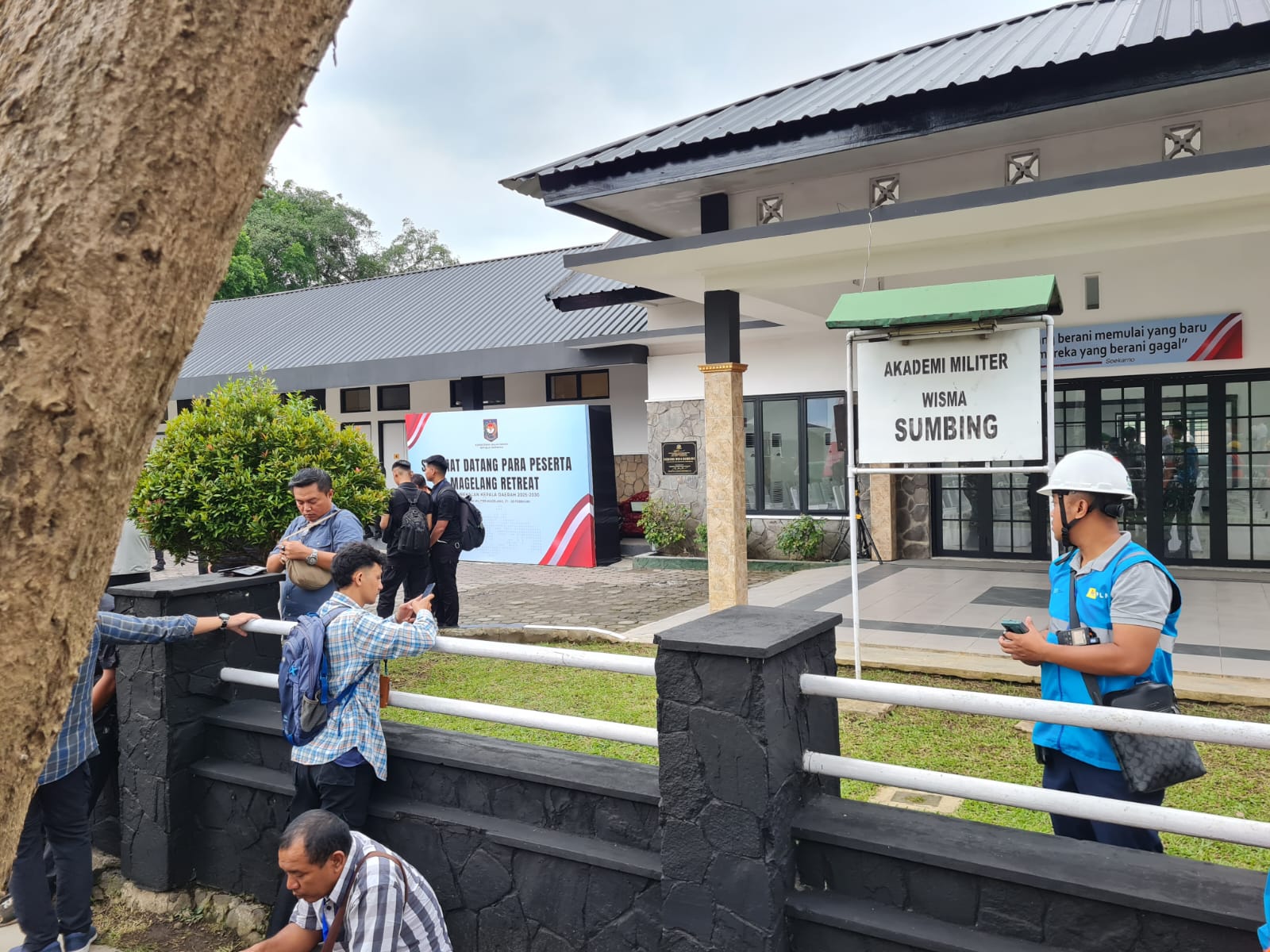 Nantinya, ratusan kepala daerah akan berkumpul di Wisma Sumbing sebelum memasuki gerbang utama Akmil Magelang.