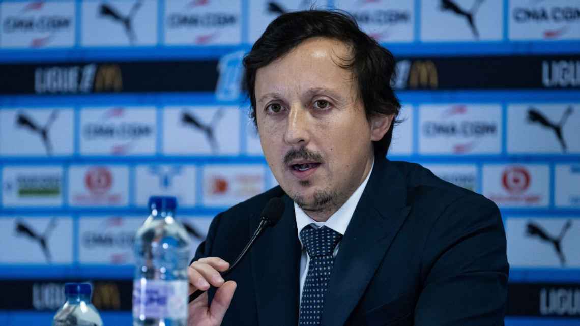 Presiden Marseille, Pablo Longoria, menggambarkan Ligue 1 sebagai korup dalam sebuah kemarahan setelah kekalahan tim dari Auxerre (MIGUEL MEDINA/AFP via Getty Images)