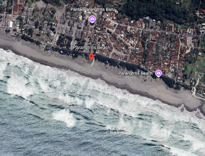 Pantai Parangtritis Yogyakarta.