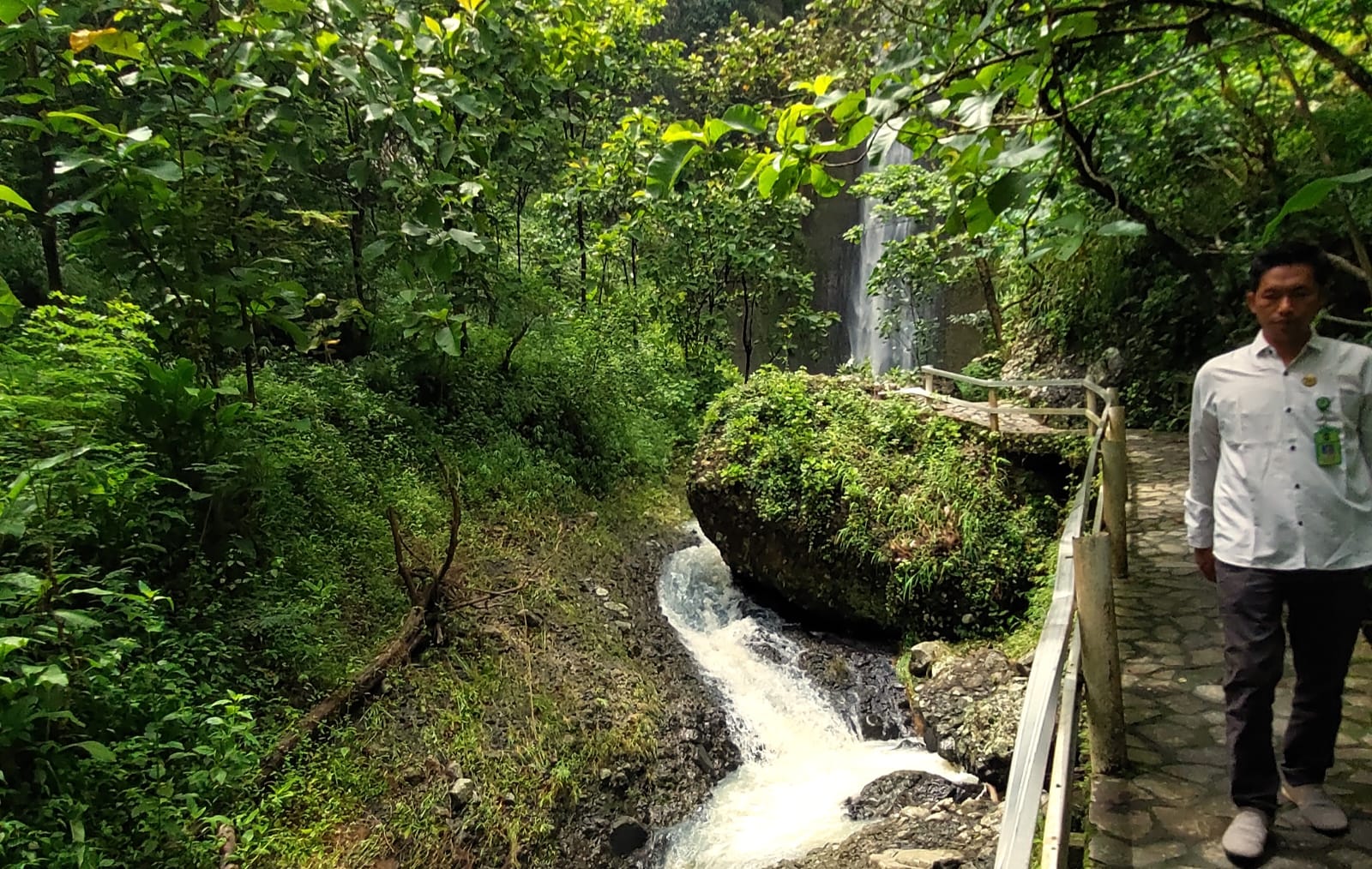 Air Terjun Sidoharjo yang masih alami.&nbsp;