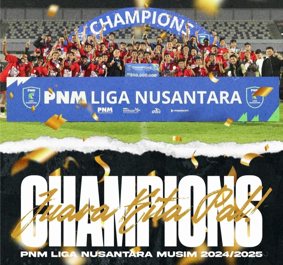 Sumut United resmi Kampiun PNM Liga Nusantara 2024/25 (ig sadasumut.fc)