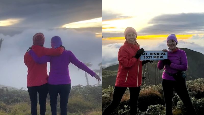 CAPTION: Meninggalnya Elsa dan Lilie sahabat dekat penyanyi Fiersa Besari di puncak Carstensz Pyramid, Papua.