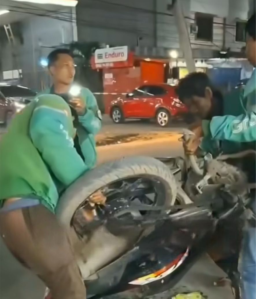 Motor Ojol di Kendari Mendadak Mogok Massal Usai Isi Pertalite di SPBU.