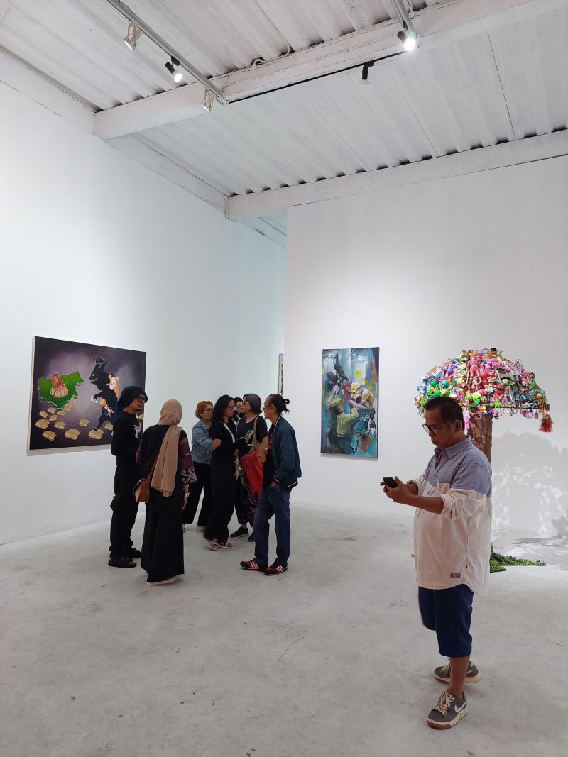 Pameran Nusarupa 2 kembali hadir menyuguhkan berbagai karya dengan tema Saudara di Bale Banjar Sangkring, Kasihan.