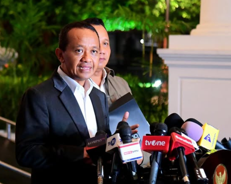 Menteri Energi dan Sumber Daya Mineral (ESDM) Bahlil Lahadalia.