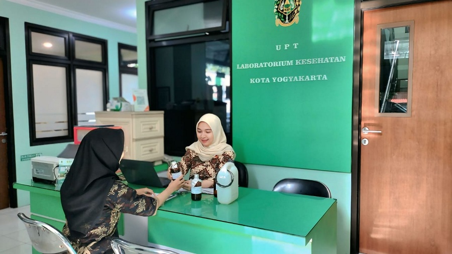 TES:&nbsp;Suasana di Laboratorium Kesehatan (labkes) milik Pemerintah Kota (Pemkot) Jogja. Fasilitas laboratorium tersebut kini telah memiliki sistem e-booking.