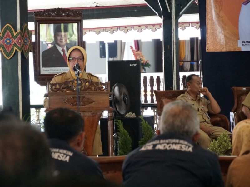 BAHAS RENCANA: Pemerintah Kabupaten (Pemkab) Purworejo menggelar musyawarah perencanaan pembangunan (Musrenbang) tingkat kabupaten di Pendopo Agung Purworejo Selasa (18/3)