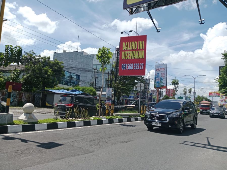 Bagian Taman Affandi yang telah selesai dilakukan revitalisasi
