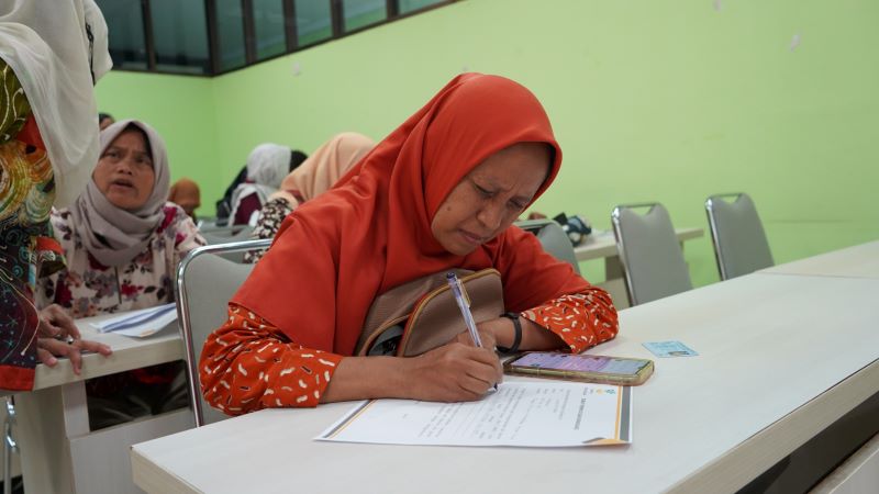 LULUS: Kegiatan graduasi program keluarga harapan (PKH) di Kapanewon Seyegan Kamis (20/3).