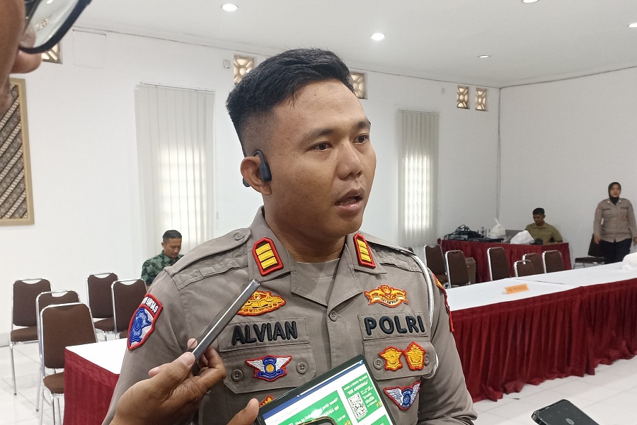 Kasatlantas Polresta Jogja AKP Alvian Hidayat.