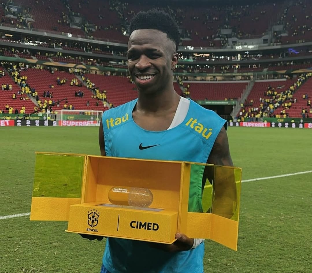 Vinicius Junior menjadi pahlawan kemenangan Brasil atas Kolombia dengan mencetak gol di menit akhir pertandingan