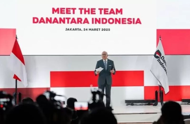CEO Danantara dalam acara Meet The Team pada Senin (24/3/2025).
