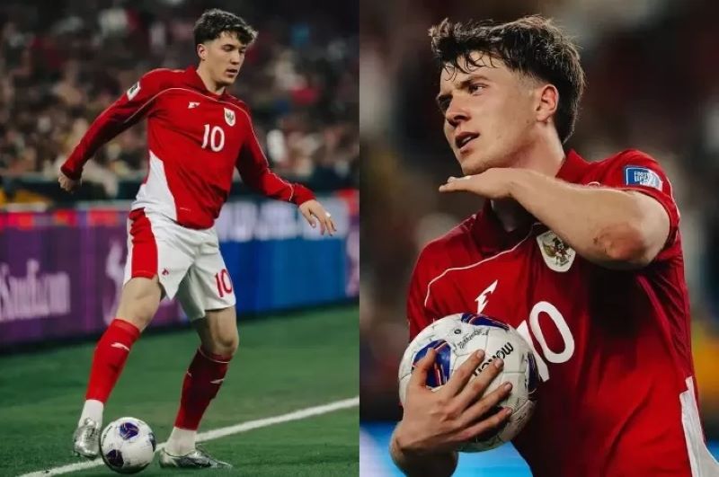 Ole Romeny mencetak gol untuk Timnas Indonesia saat melawan Bahrain dan Australia.