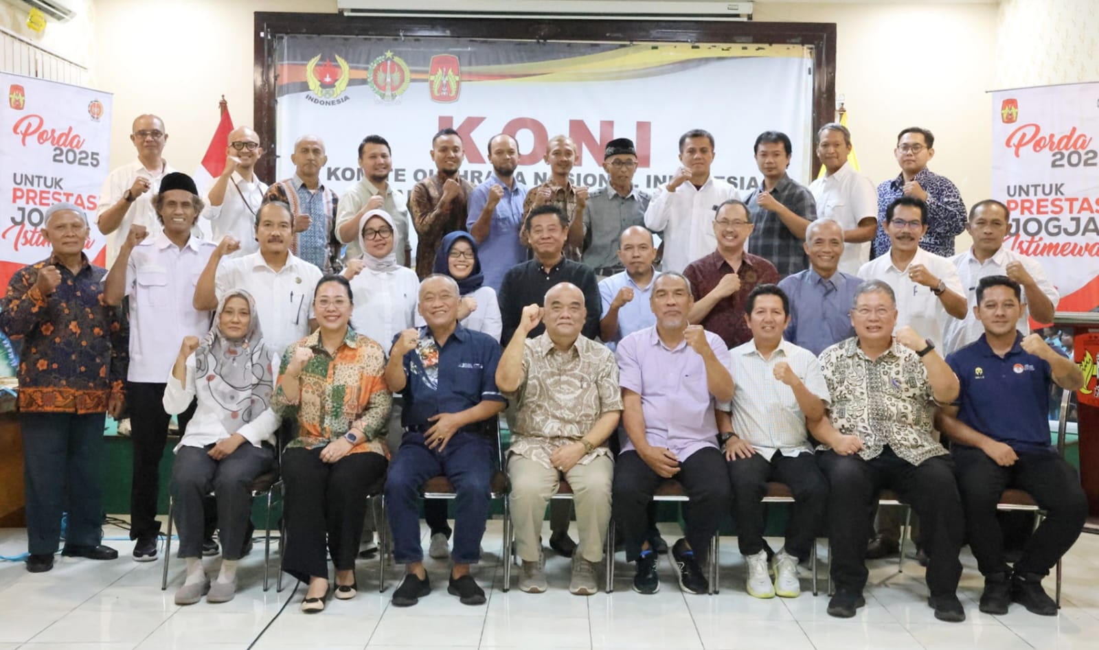 Kepengurusan KONI DIY di bawah kepemimpinan PA X