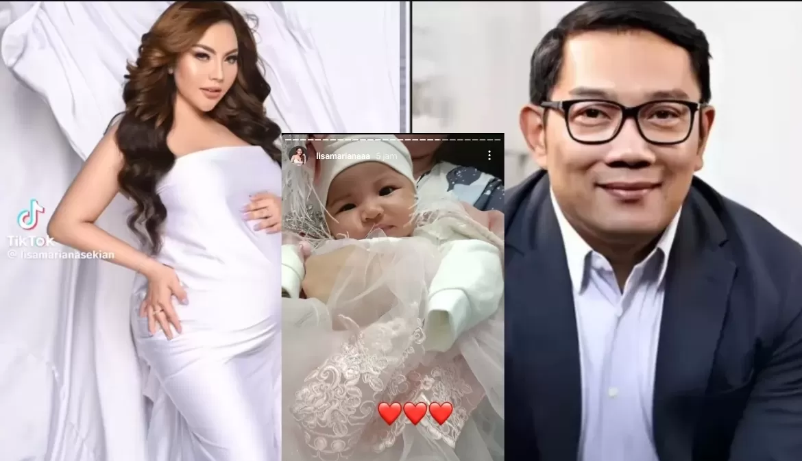 Ridwan Kamil, Lisa Mariana dan foto diduga anak hasil hubungan gelap mereka. (Instagram.com/@lisamarianaaa)