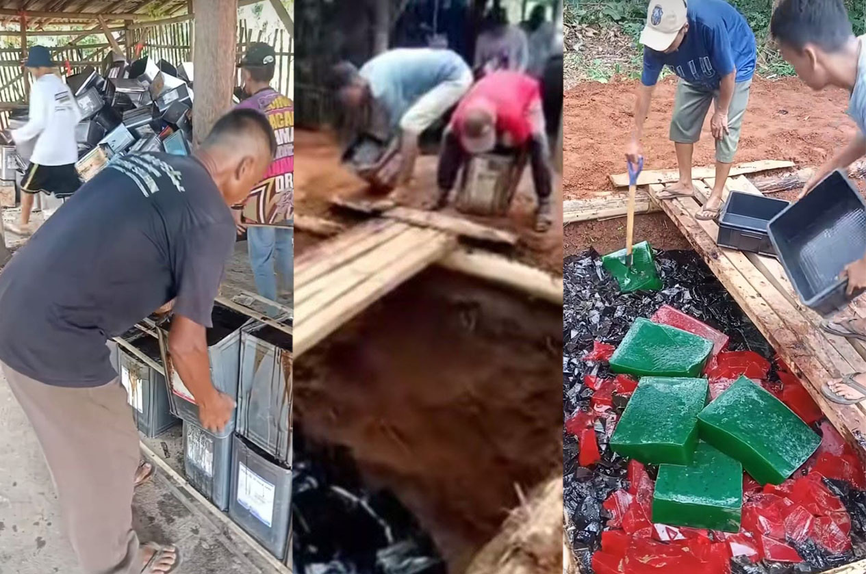 Produk cincau berformalin dimusnahkan.
