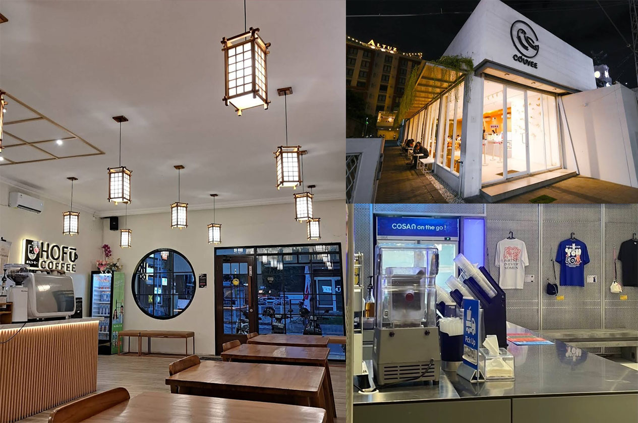 Coffee Shop asik dan fashionable di wilayah Seturan, Condongcatur, Depok, Sleman.