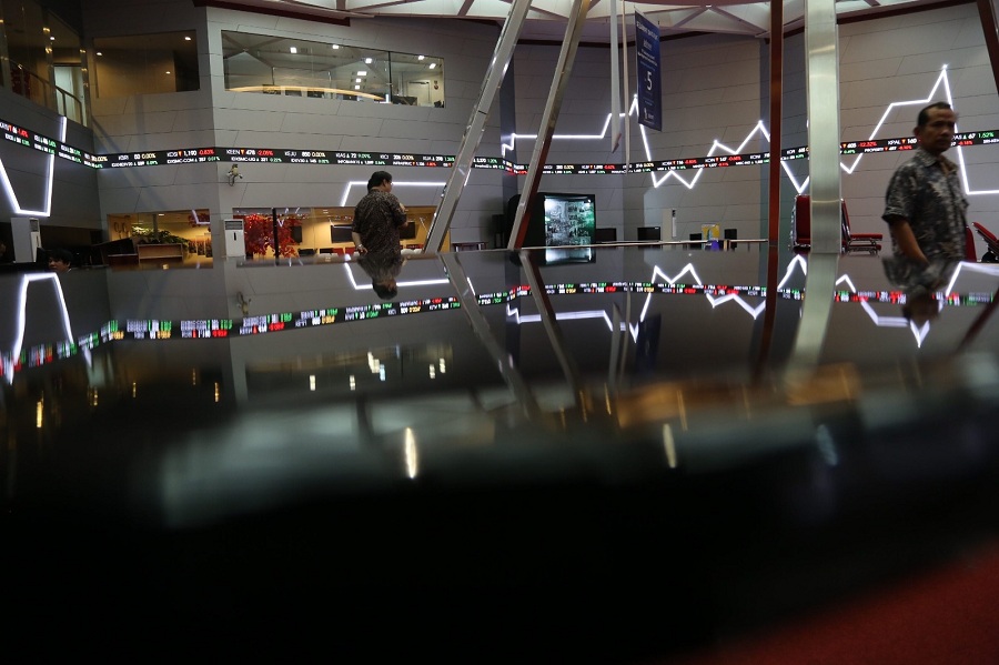 Ilustrasi Indeks Harga Saham Gabungan (IHSG).