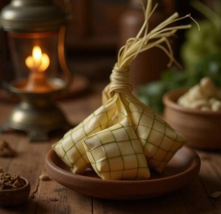 Ilustrasi ketupat.
