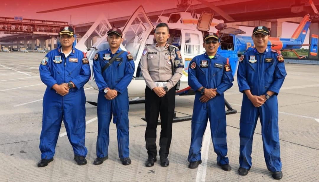 Personel Ditpoludara Korpolairud Baharkam Polri.