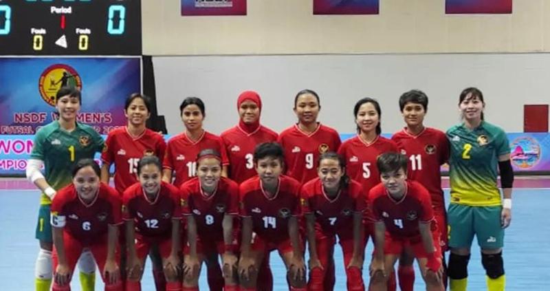 Timnas futsal putri Indonesia.