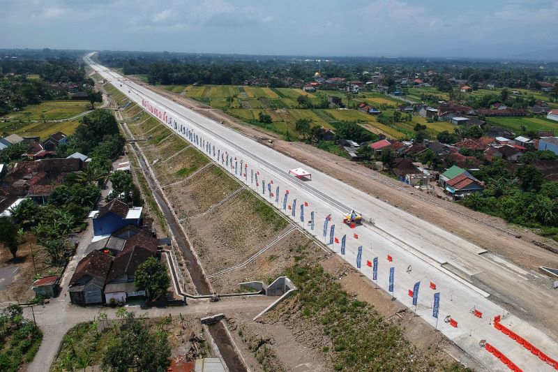 Exit Tol Tamanmartani yang dibuka fungsional saat libur Lebaran 2025 lalu.