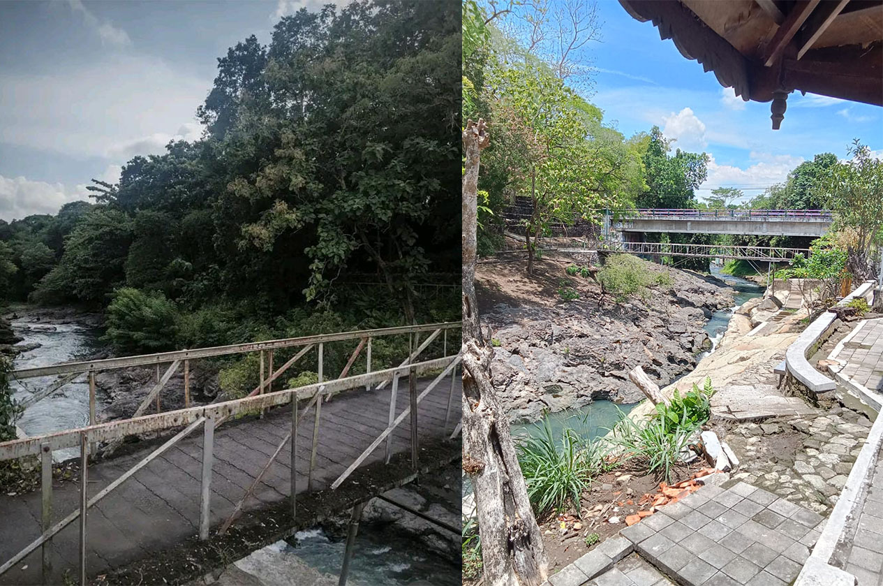Destinasi wisata Lava Bantal di Berbah, Sleman, Yogyakarta.