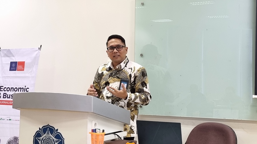HEADSHOT: Koordinator Bidang Kajian Pengentasan Kemiskinan dan Ketimpangan (Equitas) FEB UGM Wisnu Setiadi Nugroho.