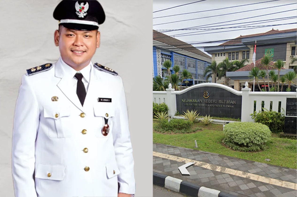 Lurah Trihanggo Putra Fajar Yunior resmi ditetapkan tersangka dan ditahan Kejari Sleman atas penyewaan TKD untuk klub malam.