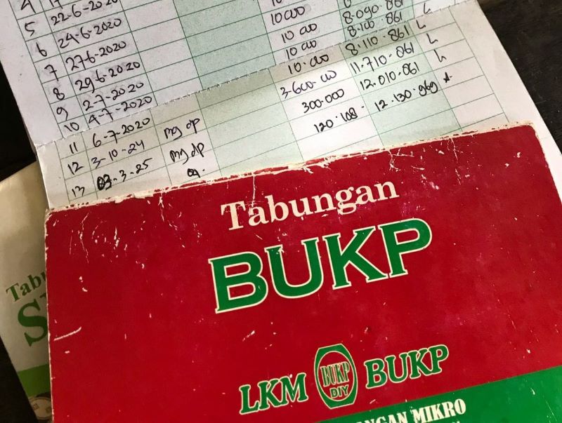 Tabungan milik salah satu nasabah BUKP yang tak bisa menarik saldo.&nbsp;