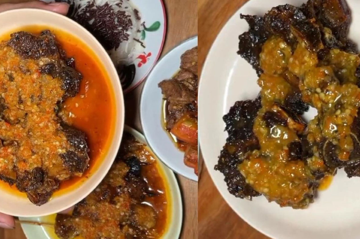 Waroeng Sky di Sleman menu spesial oseng mercon dan iga bakar dengan citra rasa khas otentik.