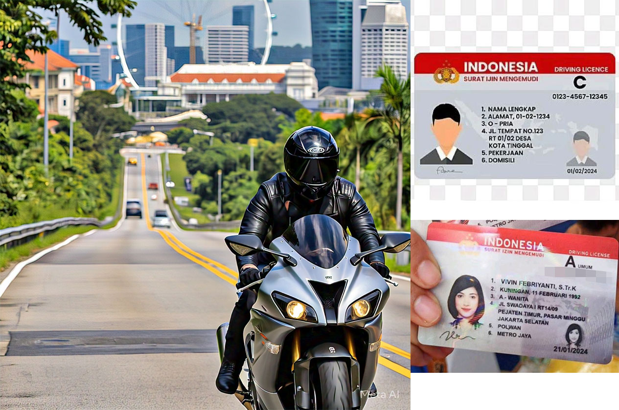 SIM A dan SIM C bisa digunakan di 8 negara ini.