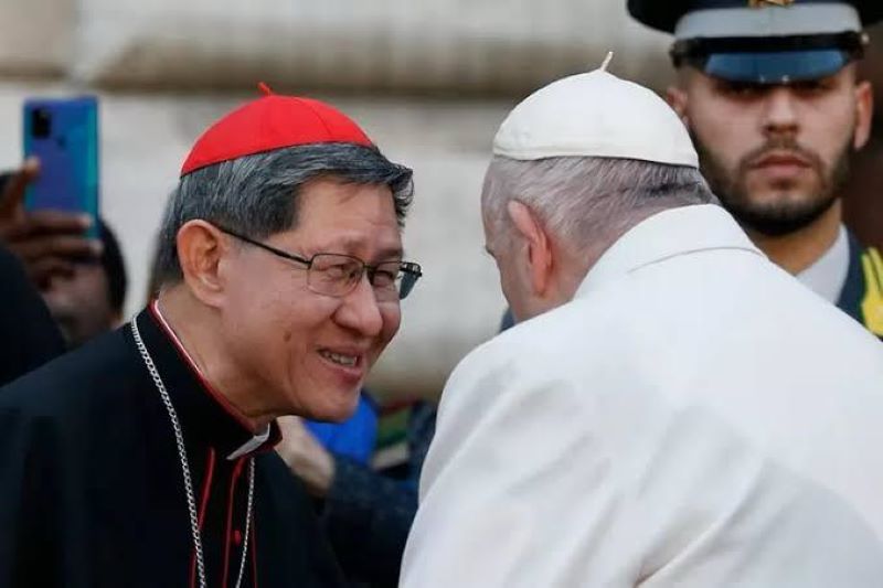 Kardinal Luis Antonio Tagle, salah satu calon potensial pengganti Paus Fransiskus.